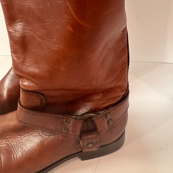 Frye Melissa Harness Riding Boots 7 - Picture 12 of 14